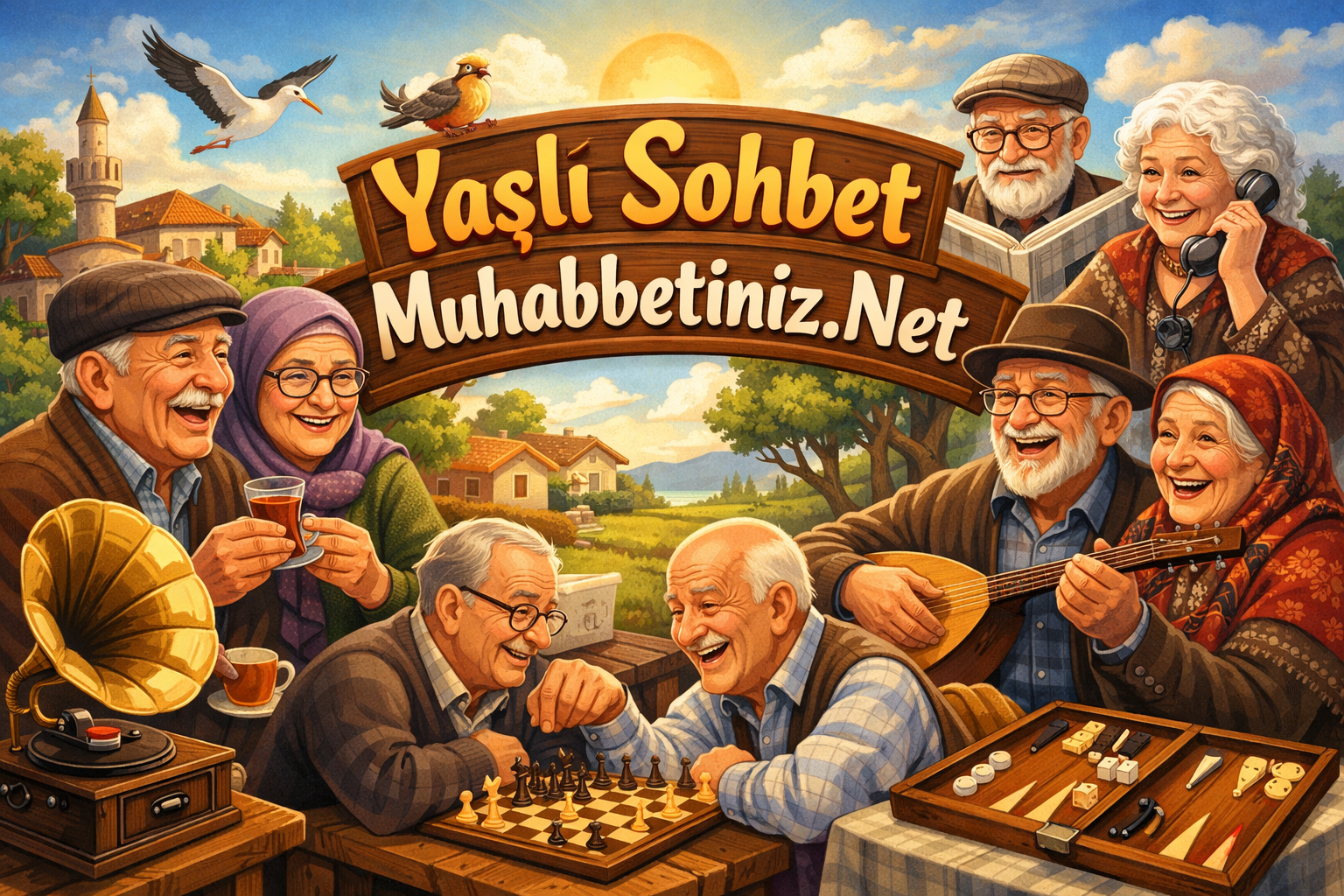 Yaşlı Sohbet Olgunluk Döneminde Sosyalleşme