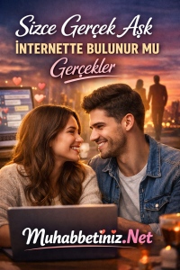 İnternette tanışan mutlu çift görseli gerçek aşk online sohbet sitelerinde bulunur mu temalı