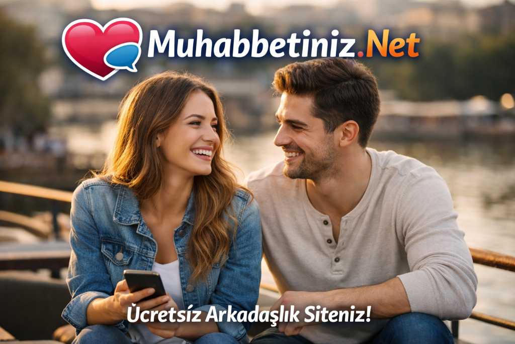 Ücretsiz arkadaşlık sitesinde sohbet eden mutlu çift Muhabbetiniz.Net