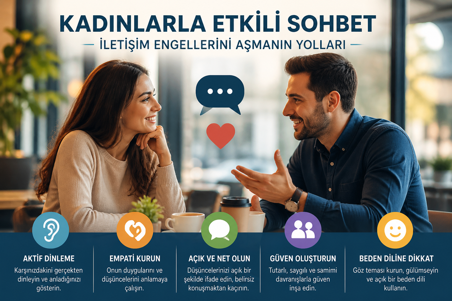 Kadınlarla Etkili Sohbet: İletişimde Uyum, Anlayış ve Samimiyetin Gücü