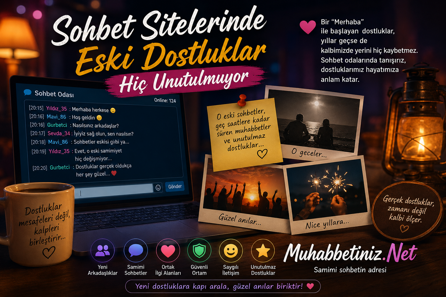 Sohbet Sitelerinde Eski Dostluklar Hiç Unutulmuyor
